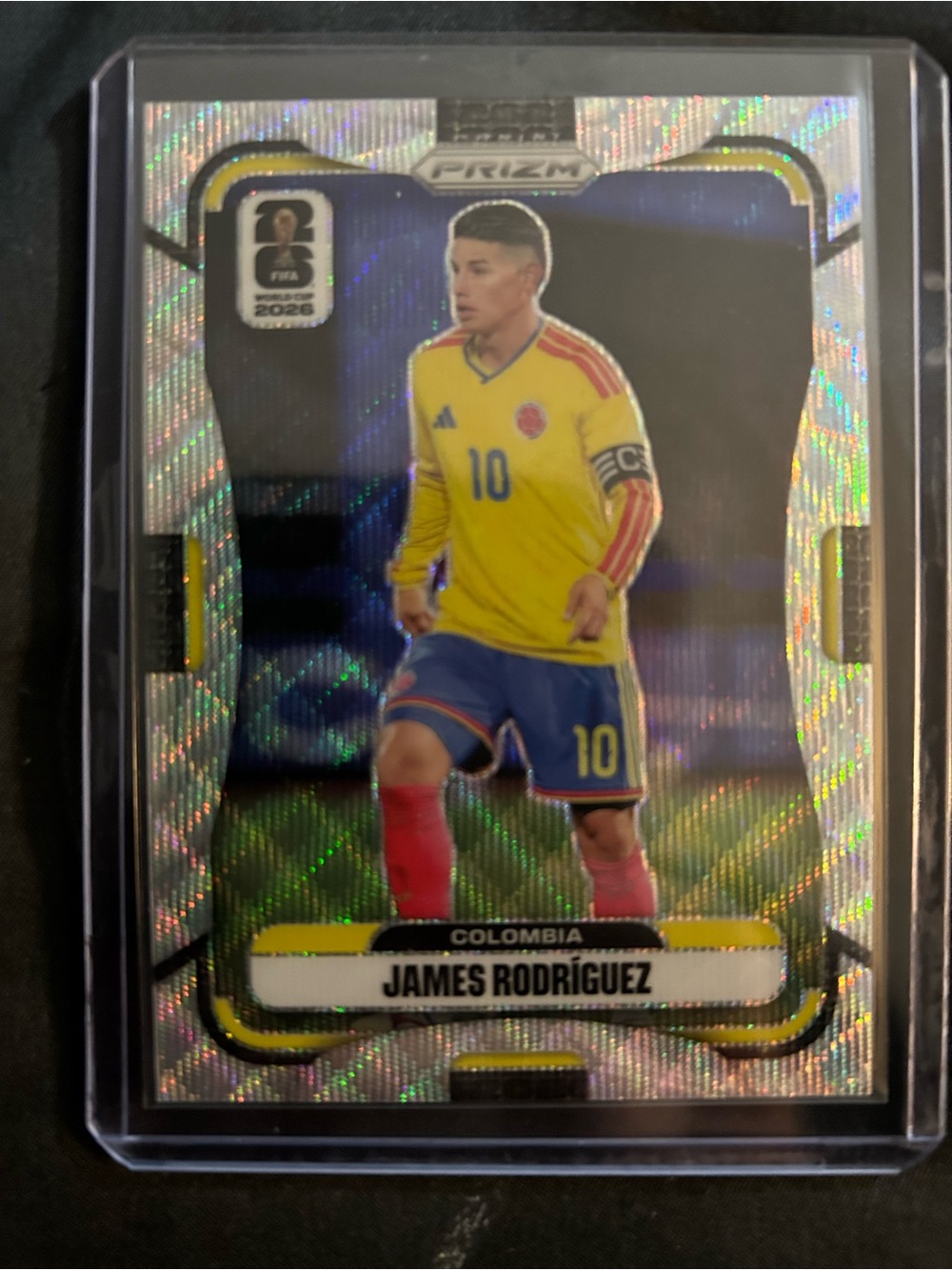 James Rodríguez Holo Colombia Soccer Trading Card - Yellow/Blue/Red
